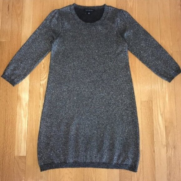 Banana Republic Dress Metallic Cashmere Wool Blend - Picture 8 of 15